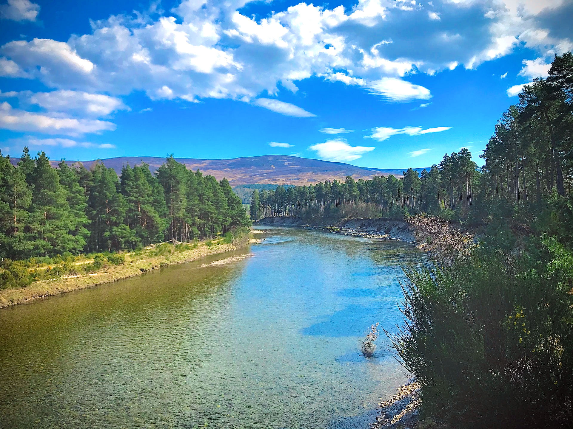 View of the river at Ballater