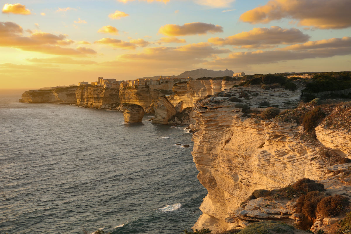 Image of the beautiful coastline of Corsica